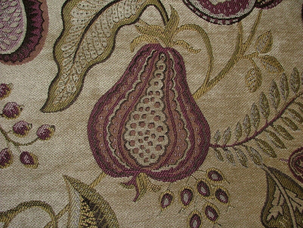 1.4 Metre Summer Fruits Eden Arts & Crafts Fabric Upholstery Cushion Curtain Use