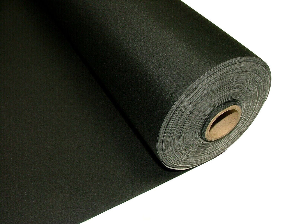 BLACK 3 Pass Black Out Blackout Material Thermal Curtain Lining Fabric FREE P&P