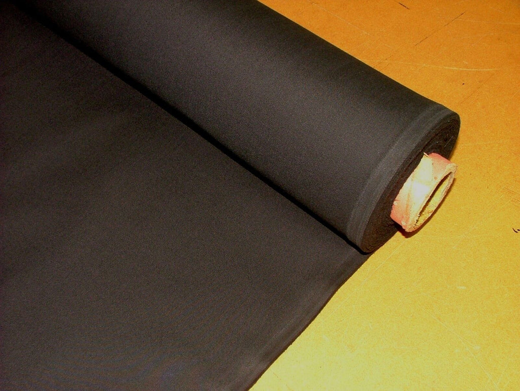 50m Black Woven Flame Retardant Calico Fabric Ideal For Backdrop Use And Crafts