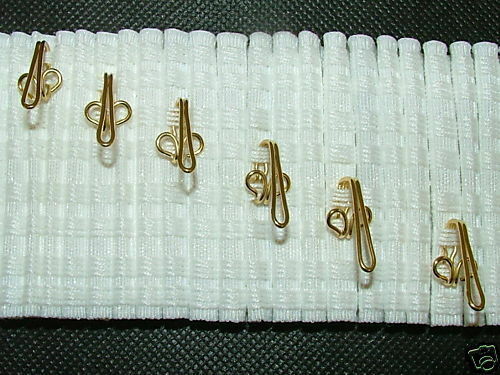 Rufflette In Home Curtain Fabric Header Heading Tape - Buy Any Amount You Need