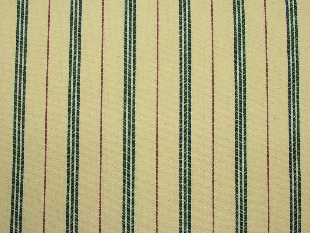 100% Cotton Woven Ticking Canvas Curtain Upholstery Premium Designer Fabric