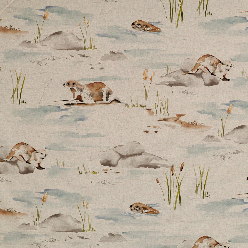 Otter Biscuit Glenmore Collection Curtain Upholstery Cushion Fabric By Ashley Wilde Group