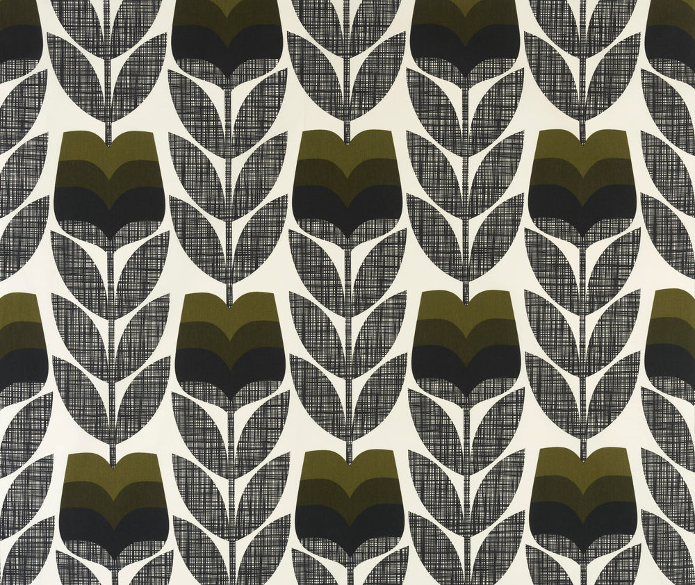 Rosebud Moss Curtain Upholstery Cushion Fabric Prints Volume 1 By Orla Kiely