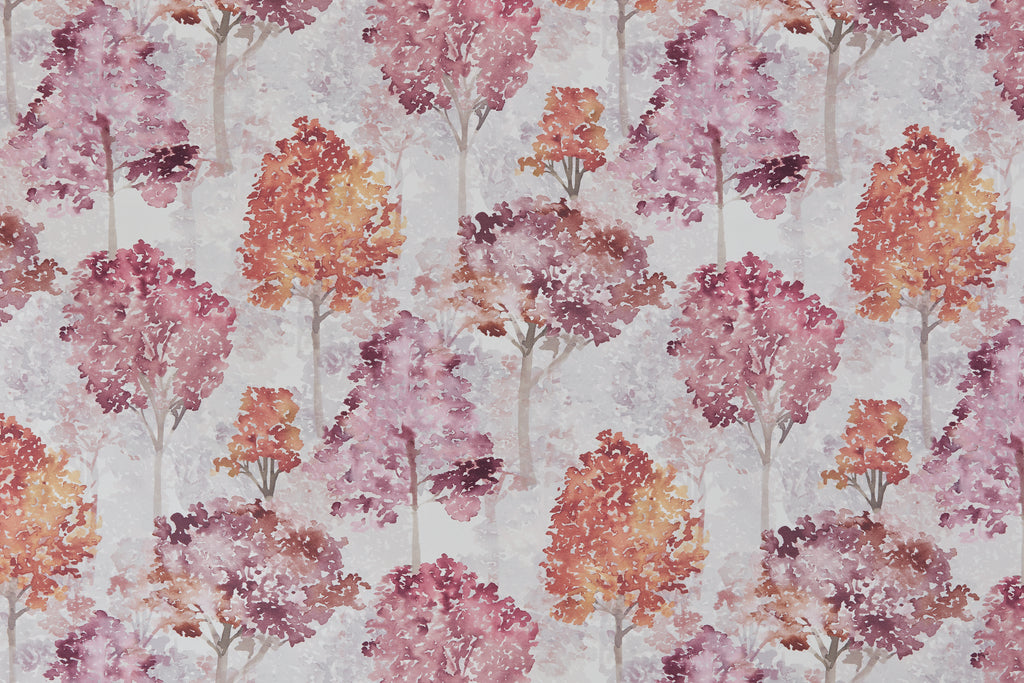 Rosewood Berry New Forest Collection Curtain Upholstery Cushion Fabric By Ashley Wilde Group