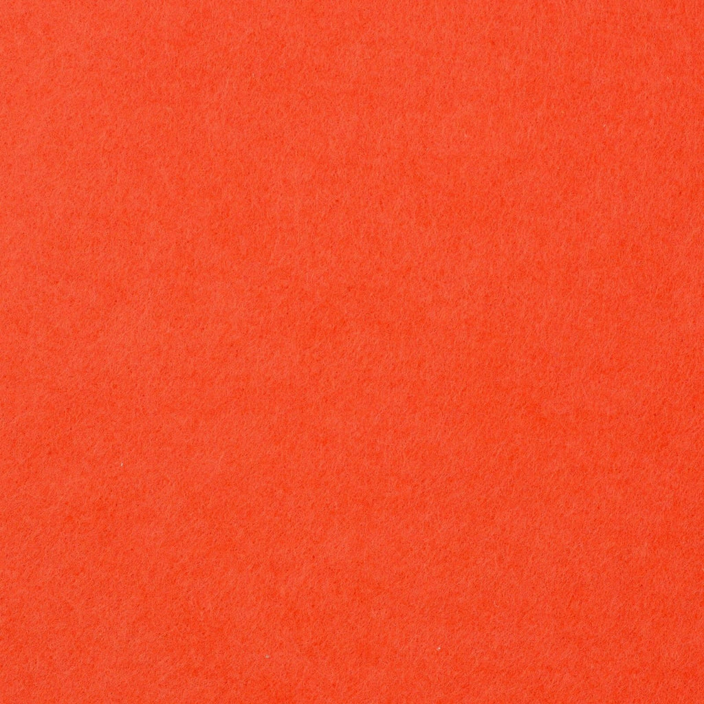 Pumpkin - Self Adhesive Sticky Backed Felt Baize Craft Material Fabric - 450mm Wide