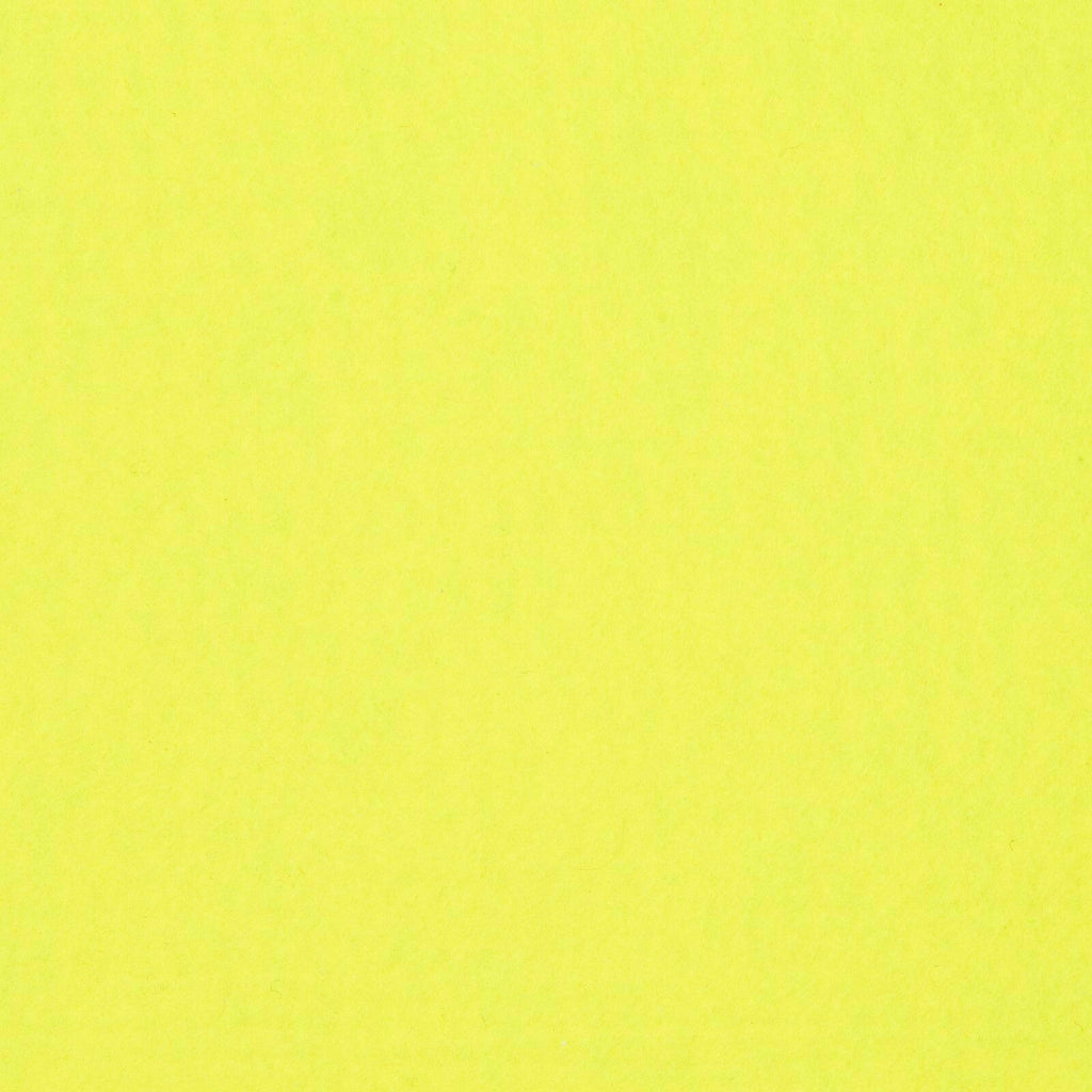 Super Bright Yellow - Self Adhesive Sticky Backed Felt Baize Craft Material Fabric - 450mm Wide