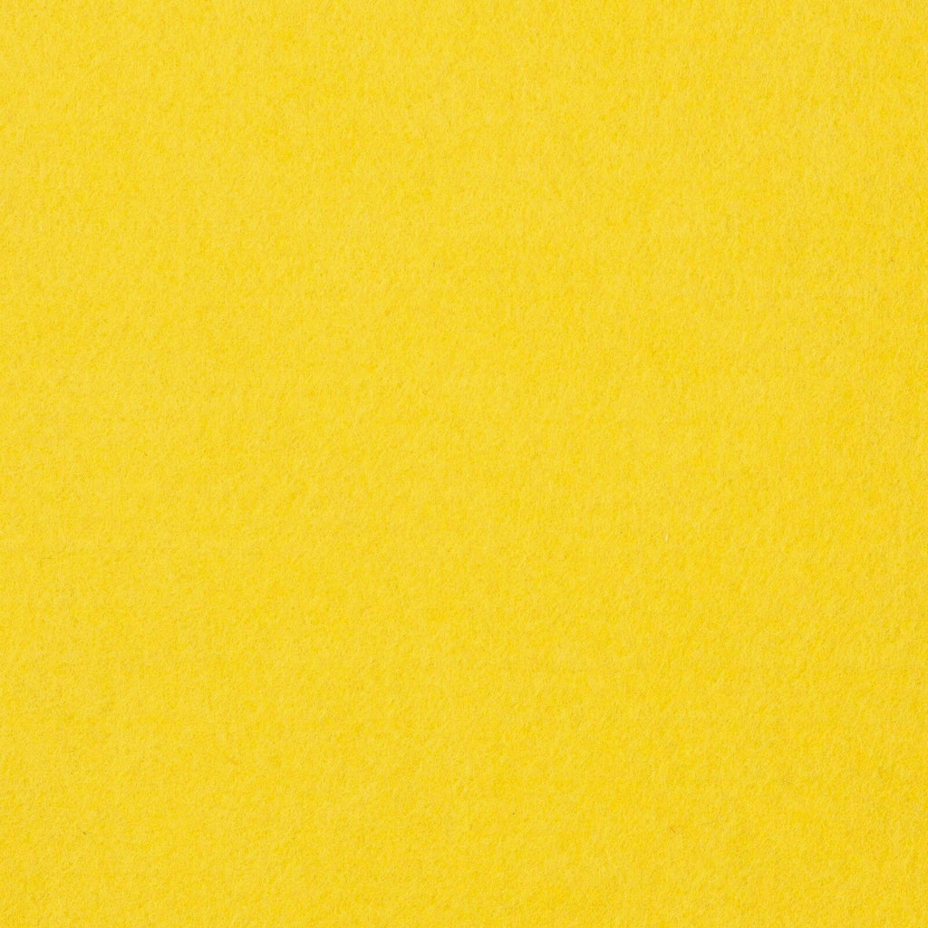Yellow - Self Adhesive Sticky Backed Felt Baize Craft Material Fabric - 450mm Wide