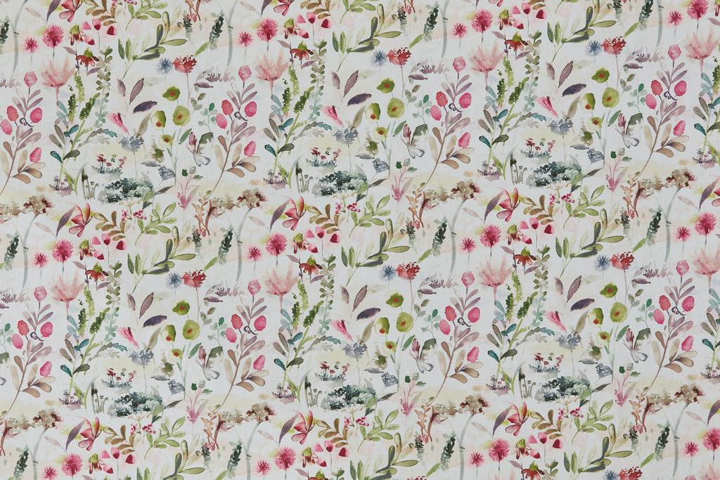 Winsford Fuchsia New Forest Collection Curtain Upholstery Cushion Fabric By Ashley Wilde Group